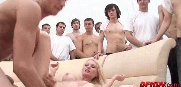  whore gangbanged by 50 dudes 035